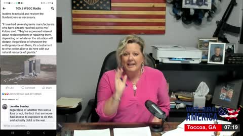 Lori talks about Bradford Freeman passing, local officer injury, GA Guidestones, and more