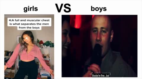 what girls like about male body Vs. what boys😈