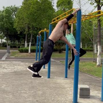 What a great gymnastics, can you do it too?