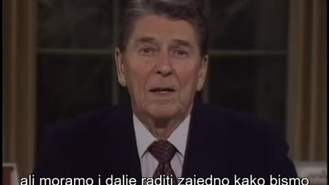 President Ronald Reagan's Best Speech - Titlovano