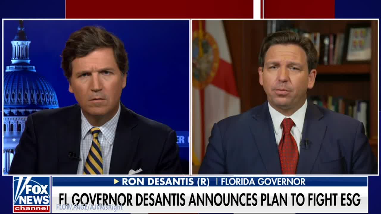 Ron DeSantis Declares War On The World Economic Forum, Bans Environmental Social Governance - 7/27/22