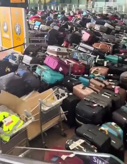 Mean while at London Heathrow Airport