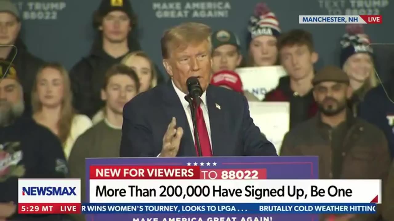 TRUMP: “50% of Haley's voters said they were voting for Joe Biden in November.”