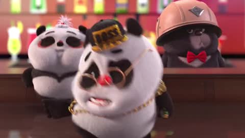 It's the weekend again, be happy#panda funny anime