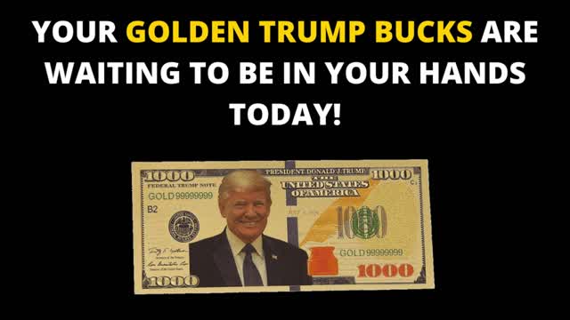 Trump Bucks Gold Bill