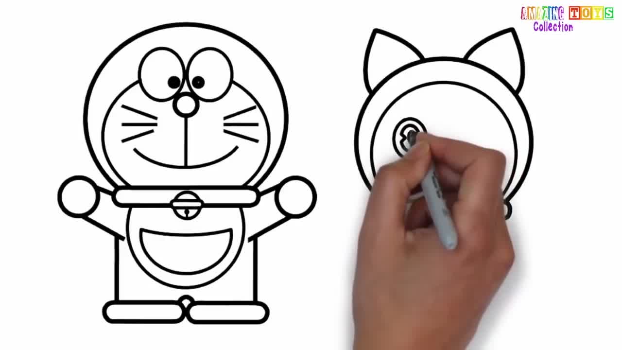 Step by Step Guide to Draw Doraemon