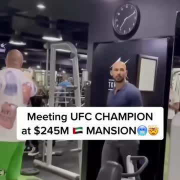 MEETING UFC CHAMPION at $245M 🇦🇪 MANSION🥶🤯