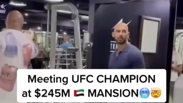 MEETING UFC CHAMPION at $245M 🇦🇪 MANSION🥶🤯