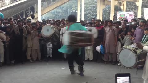 Pakistani sufi dancer and musician