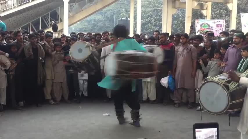 Pakistani sufi dancer and musician