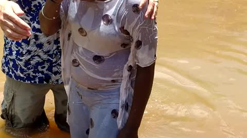 Baptizing in the River/ Shimo La Tewa Kenya