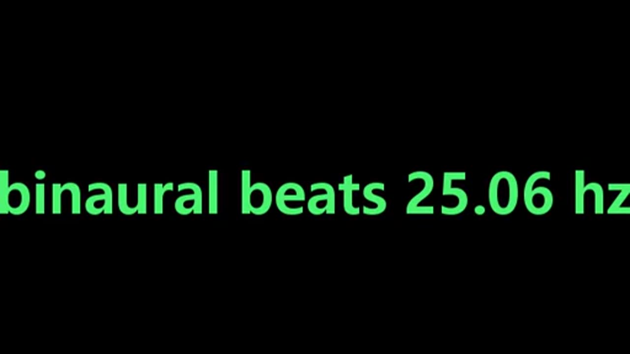 binaural beats 25 06 hz