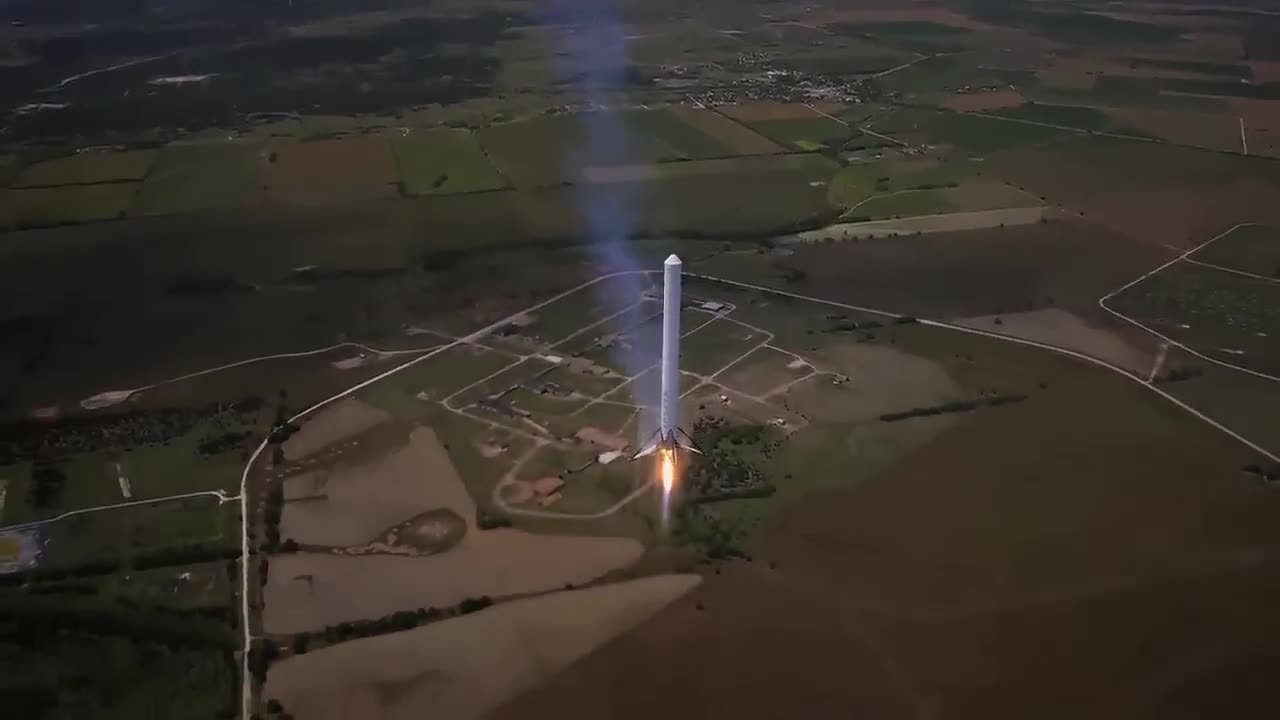 rocket blasts off