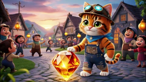 Tommy el gatito valiente 🐾 | Historia de aventuras para niños y canción divertida | Vídeo animado