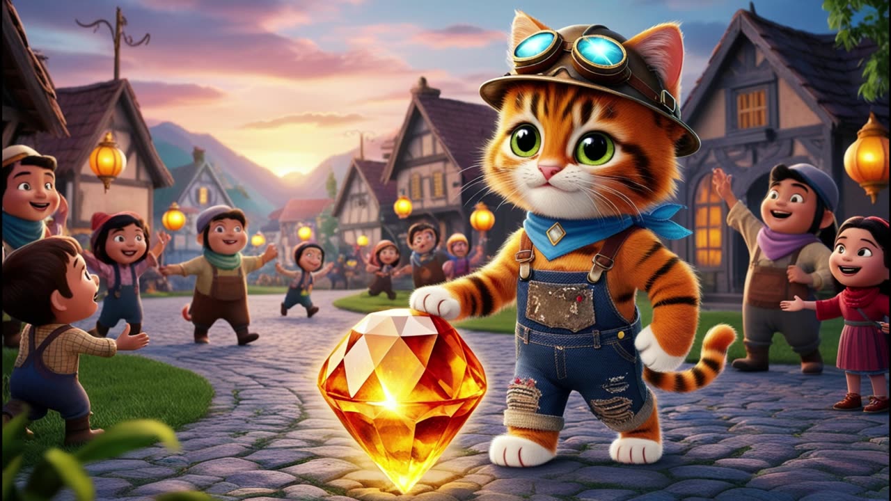 Tommy el gatito valiente 🐾 | Historia de aventuras para niños y canción divertida | Vídeo animado