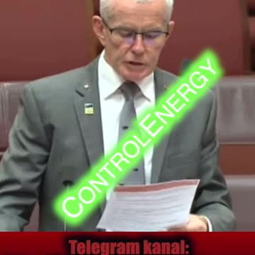 Malcom Roberts WEF AGENDA are to control food, money and energy THEN you control the world!