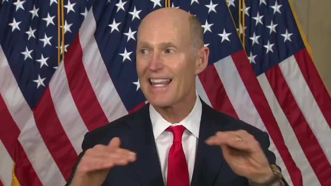 Sen. Rick Scott Calls Out Biden's Liberal Agenda