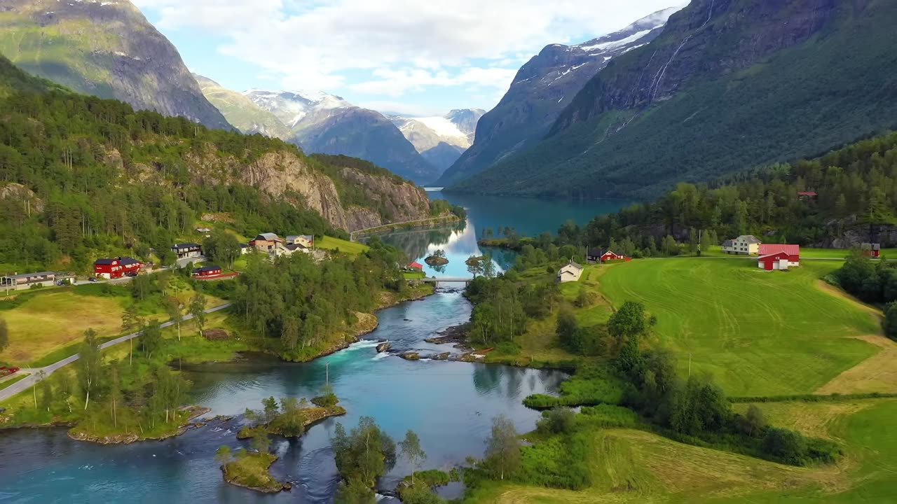 Norway 4K - Scenic Relaxation Film with Calming Music