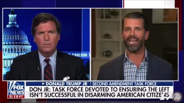 Tucker Carlson & Trump Jr discuss Trump Jr's new 2A Task Force