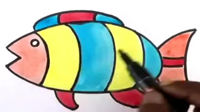 How to draw a Fish