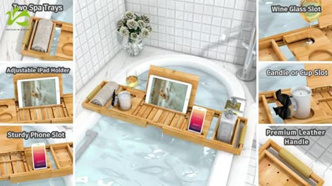 Expandable Bath Caddy Tray