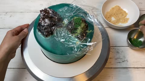 ***ISLAND CAKE TUTORIAL| OCEAN JELLY | JELLO CAKE| CAKE TRENDS 2020***