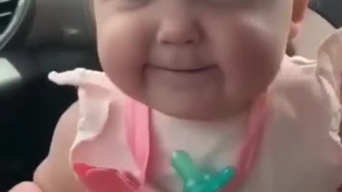 Little cute baby girl dancing 😍❤