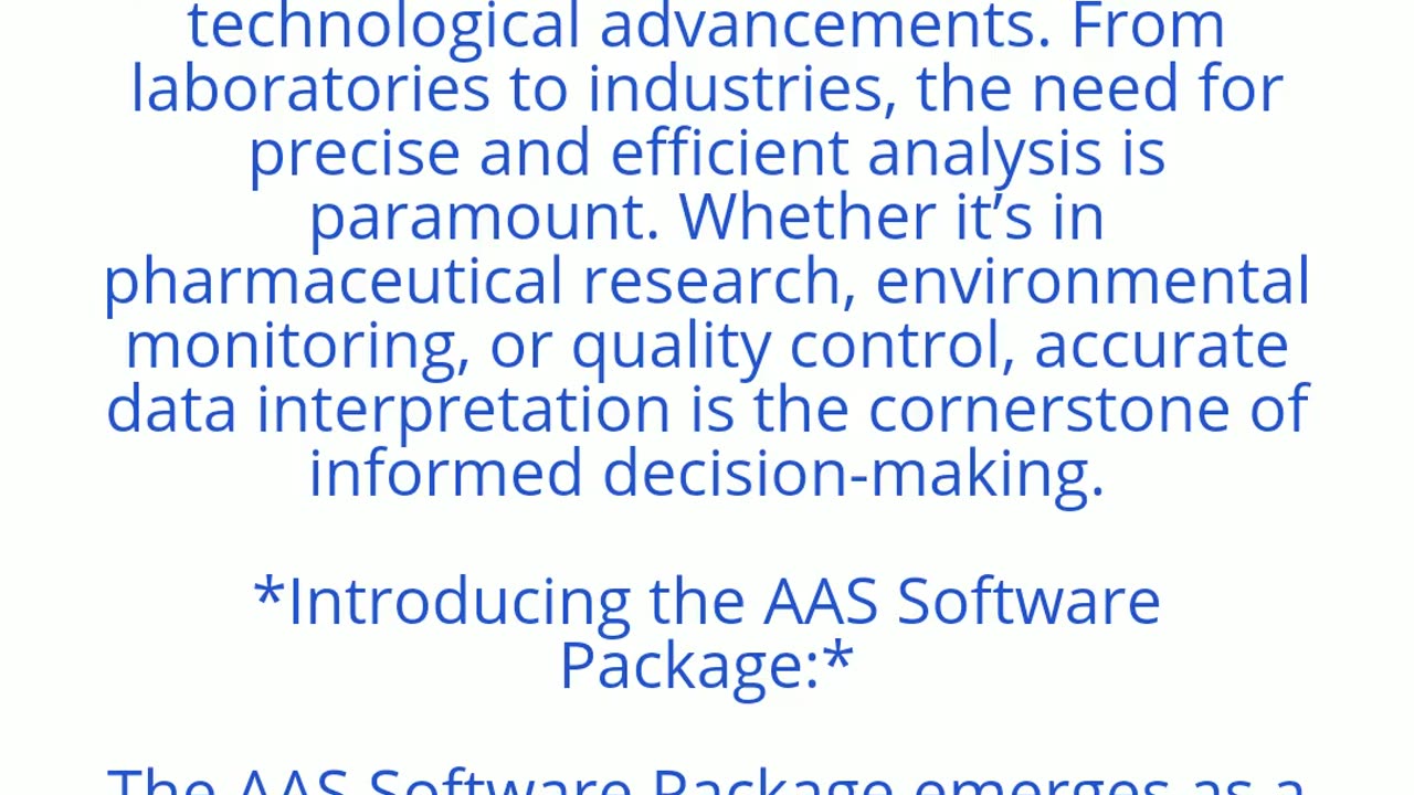 AAS Software package