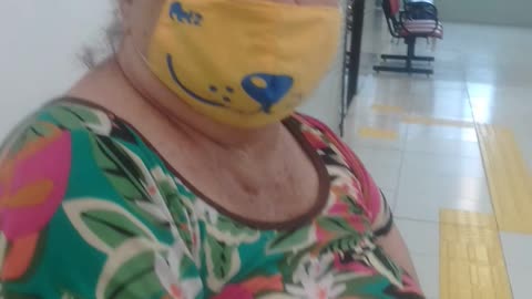 usando mascara no hospital