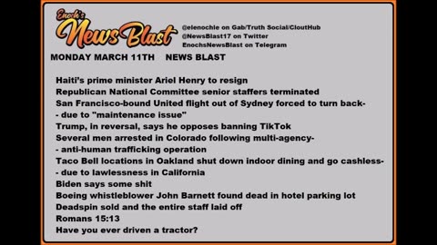 Enoch's News Blast