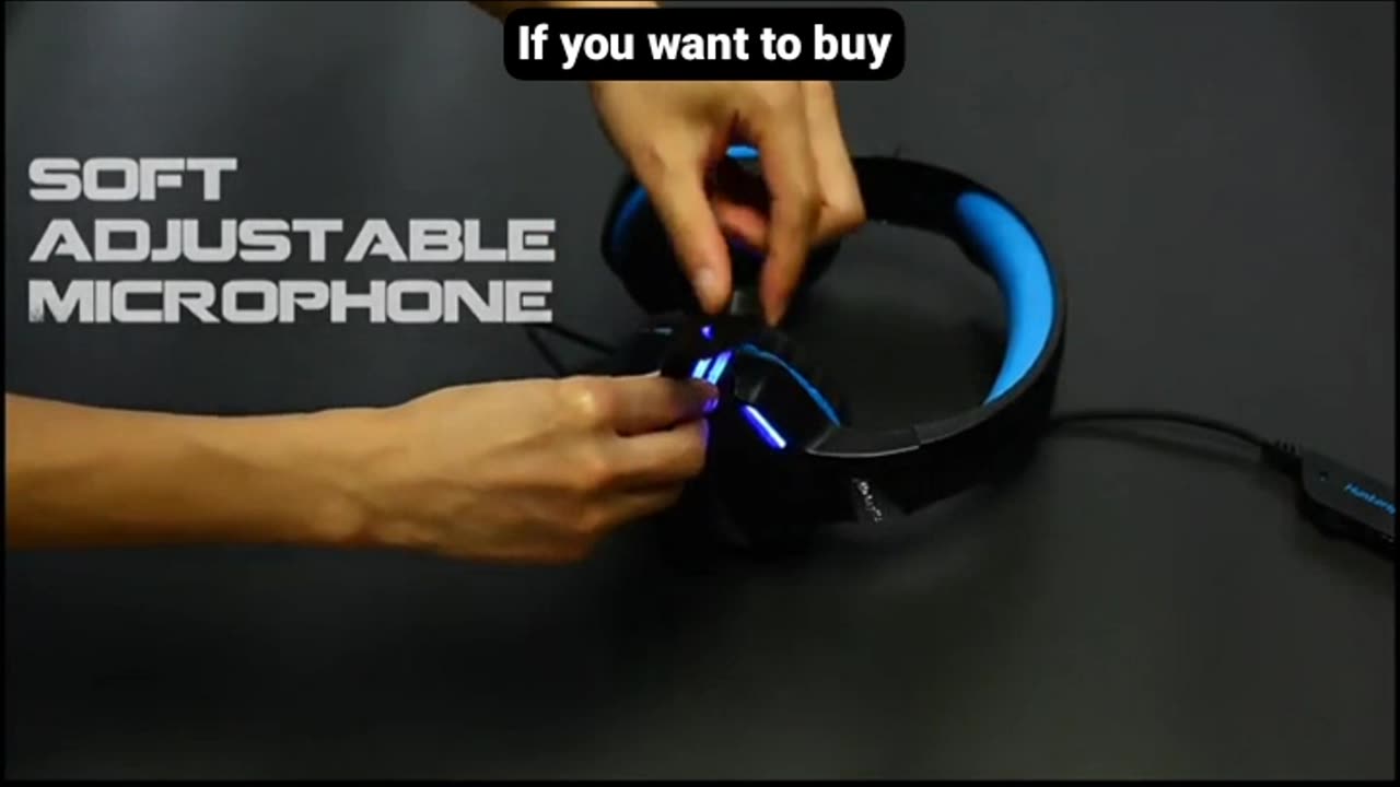 Headphones All-in-1 with Mic Stereo Surround Noise Reduction LED Lights
