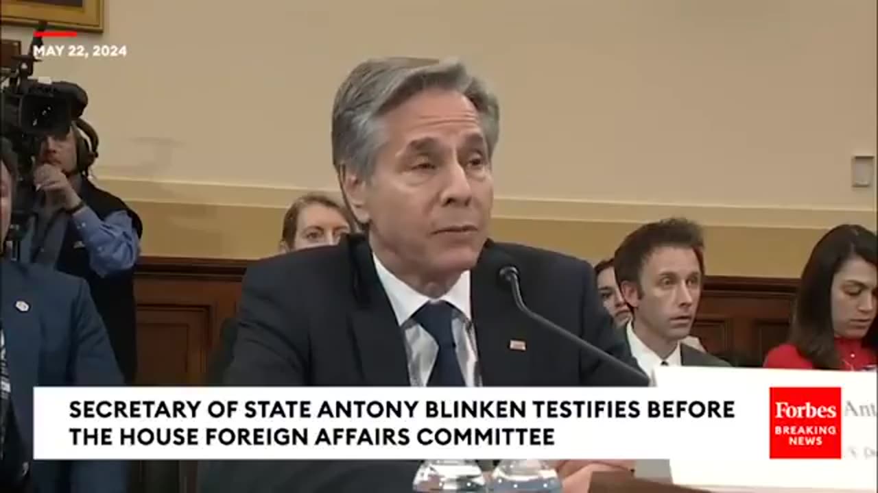 Mike Waltz (new Nat'l Security Advisor) questioning Blinken.