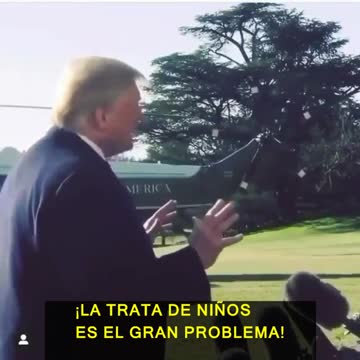 Trump denuncia trafico infantil como el mayor problema