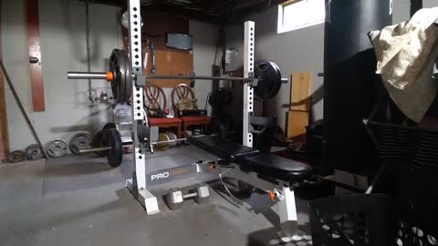 230 x 3 long pause bench