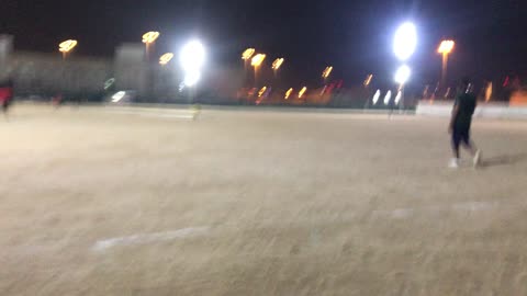 Doha Qatar late Night cricket match