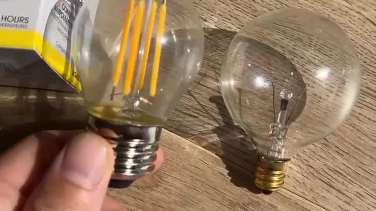 Incandescents vs leds