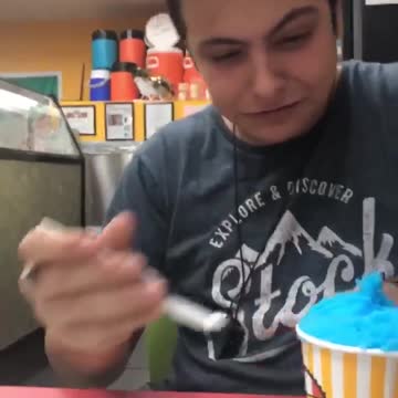Sour Salt Overdose on Blue Raspberry Italian Ice