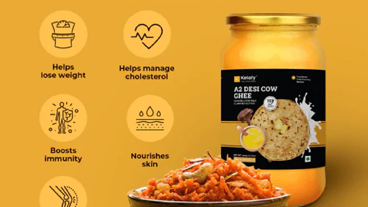 Ketofy - A2 Desi Cow Ghee: Pure, Nutritious & Keto-Friendly