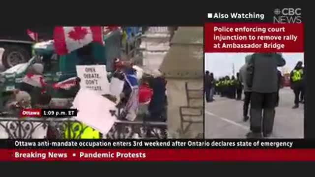 Protesters in Ottawa not going anywhere