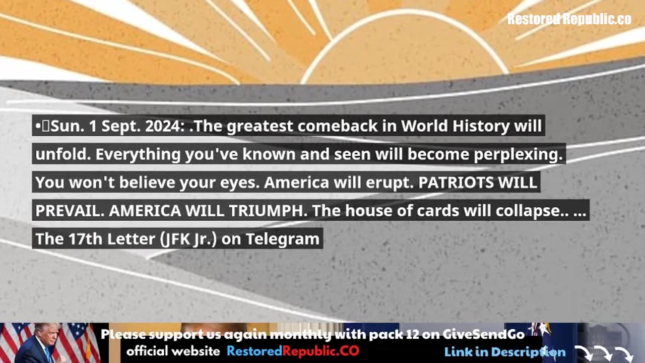 Restored Republic via a GCR: Update as of June 12, 2024