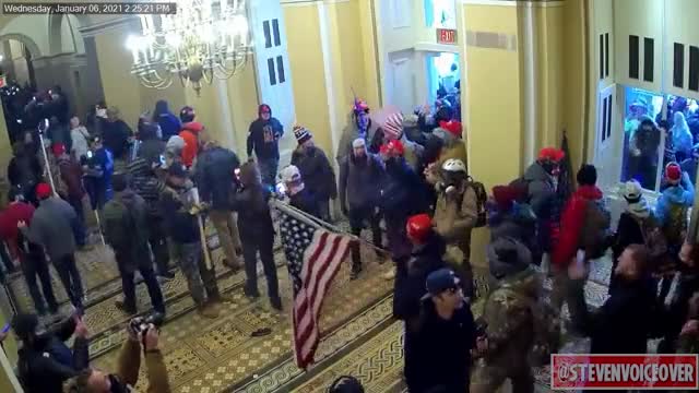 Footage from the Capitol Insurrection One Year Anniversary Re-enactment Day.