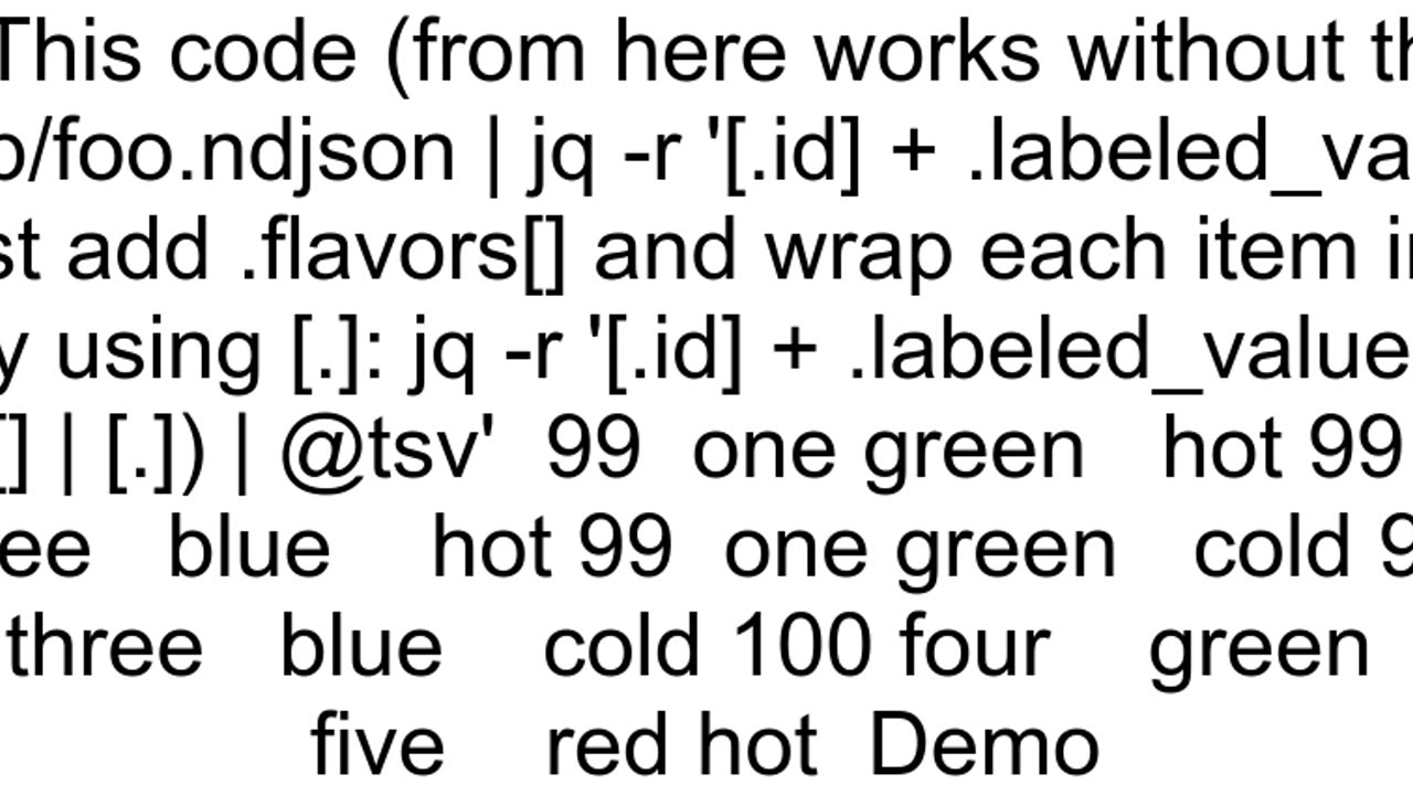 How to make a certain double cartesian product with jq