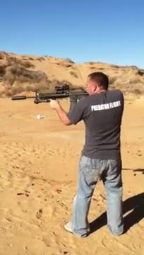 Acog M16 Full Auto Suppressed