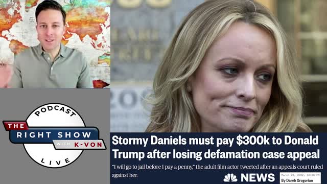 Stormy Daniels Loses To Trump, Big League! (comedian K-von laughs)