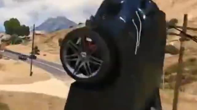 GTA V LUXURY CAR CRASH SCENE #1