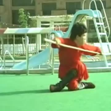 Cudgel play show real kongfu 2