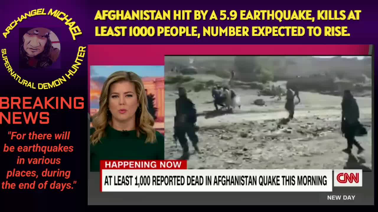 Afghanistan hit by 5.9 earthquake, 1000 reported dead, and climbing.