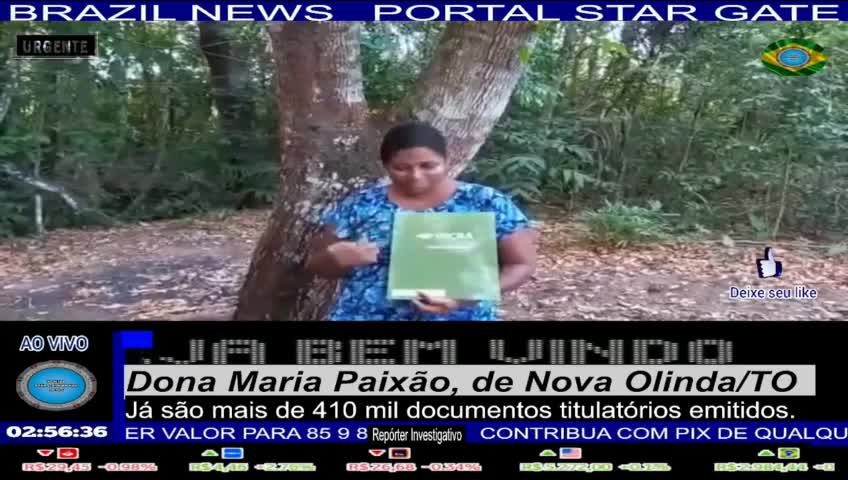 Oque a velha impressa não mostra aqui nos mostramos Dona Maria Paixão, de Nova Olinda/TO