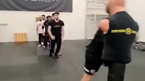 Boxing exercise gone wrong