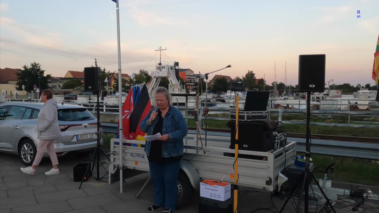 Wolgast - Redebeitrag von Sabine 06-09-2022